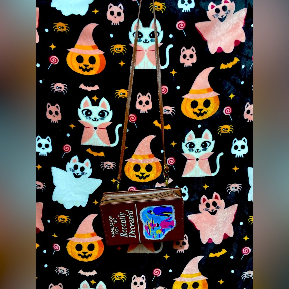 Spirit Halloween Beetlejuice Crossbody Book Purse